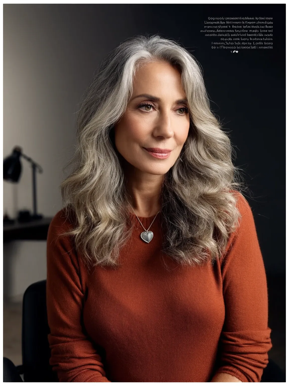 Long Silver-Gray Soft Layers with Subtle Gradients